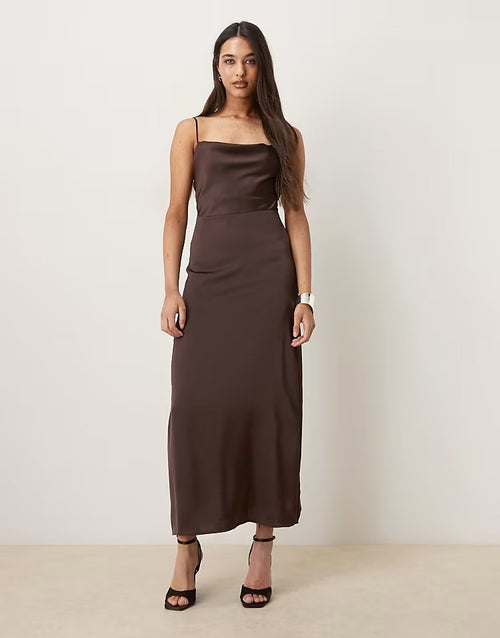 Long Brown Dress